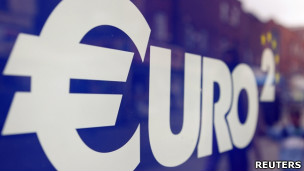 Símbolo do Euro.